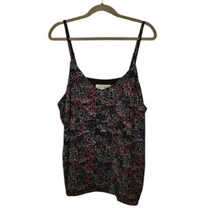 Multi-Coloured Addition-Elle Women's Sleeveless Floral Blouse
